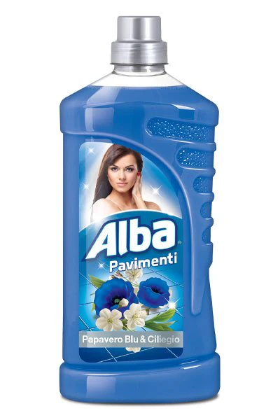 Alba Floor Cleaner, Blue Poppy and Cherry Scent, 33.8 oz | 1000 ml - Image 2