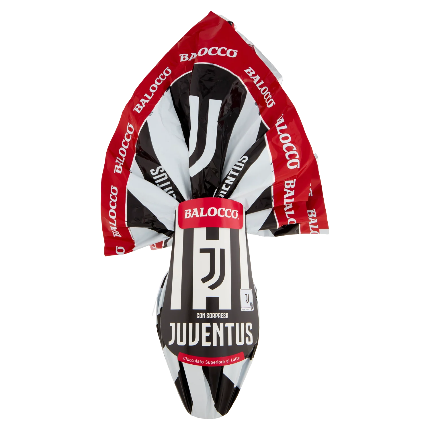 Balocco Juventus Milk Chocolate Easter Egg with Surprise – 8.47 oz (240g)