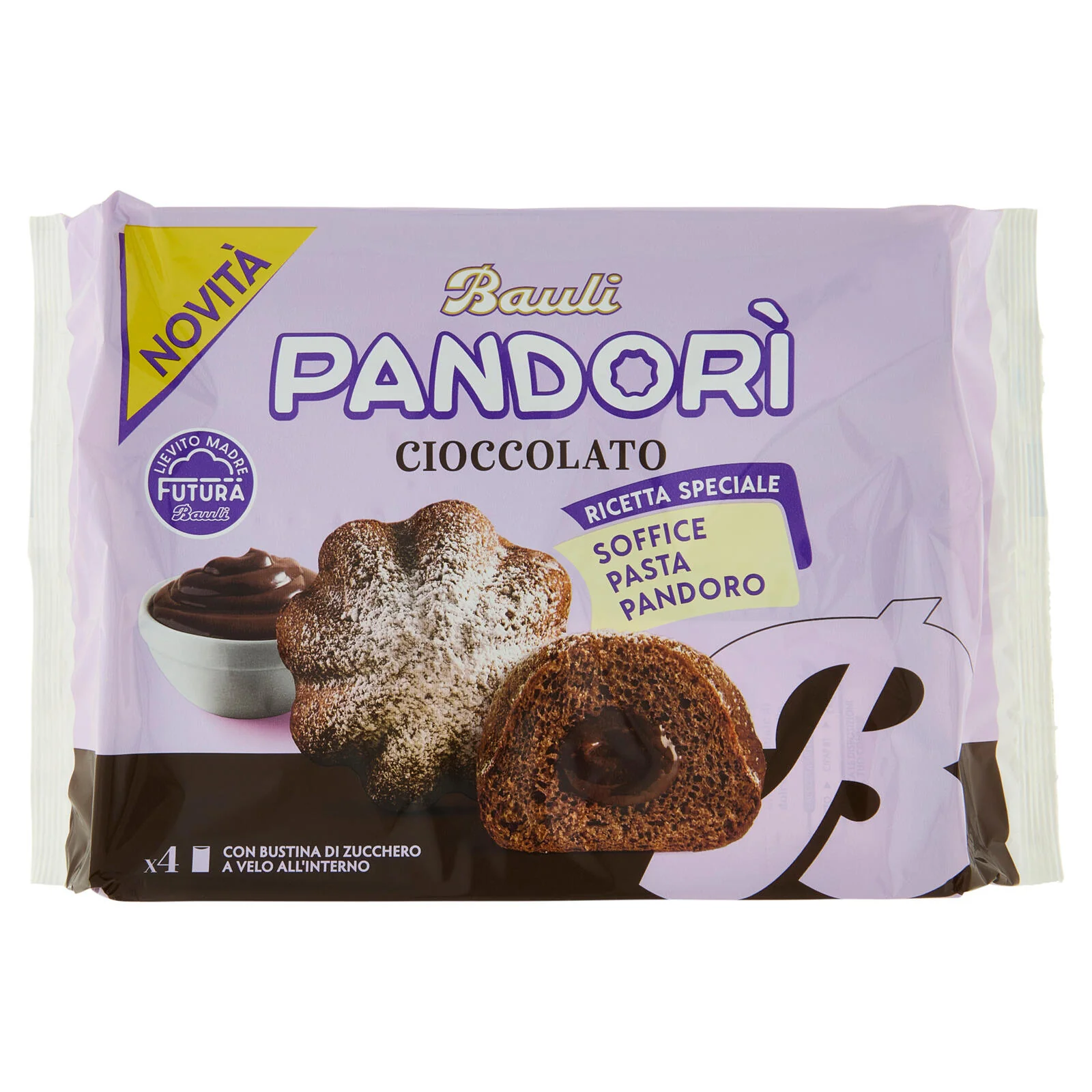 Bauli Pandorì Crema al Cioccolato – 4 Mini Pandoro - Image 2