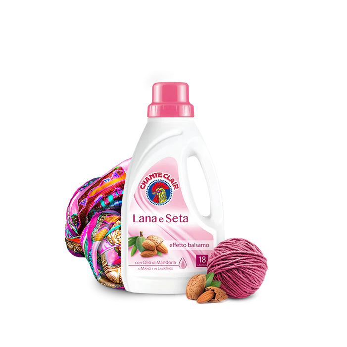 Chanteclair, Machine Wash Wool and Silk Detergent, Lana e Seta, 18 Washes, 30 oz | 900 ml