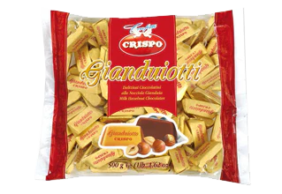Crispo Milk Gianduiotti, 500g