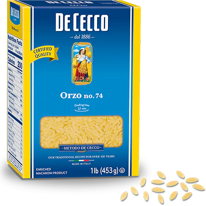 De Cecco Orzo, #74, 1 LB