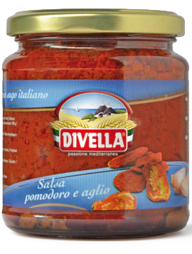 Divella Salsa pomodoro e aglio 280g Jar