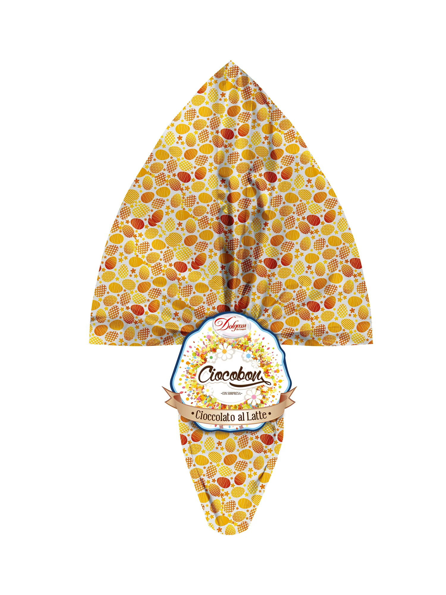 Dolgam Milk Chocolate Egg, Made in Italy, R300L, 10 oz | 300g - Image 2
