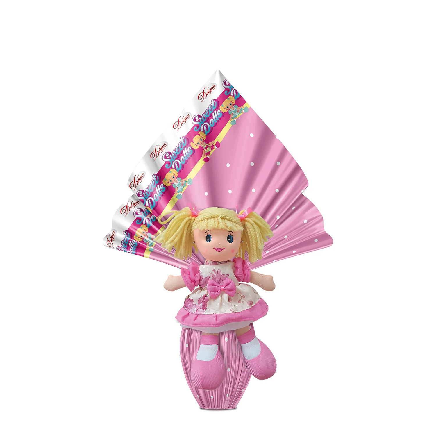 Dolgam Sweet Doll, Milk Chocolate Egg, Made in Italy, DOLLS300, 10 oz | 300g