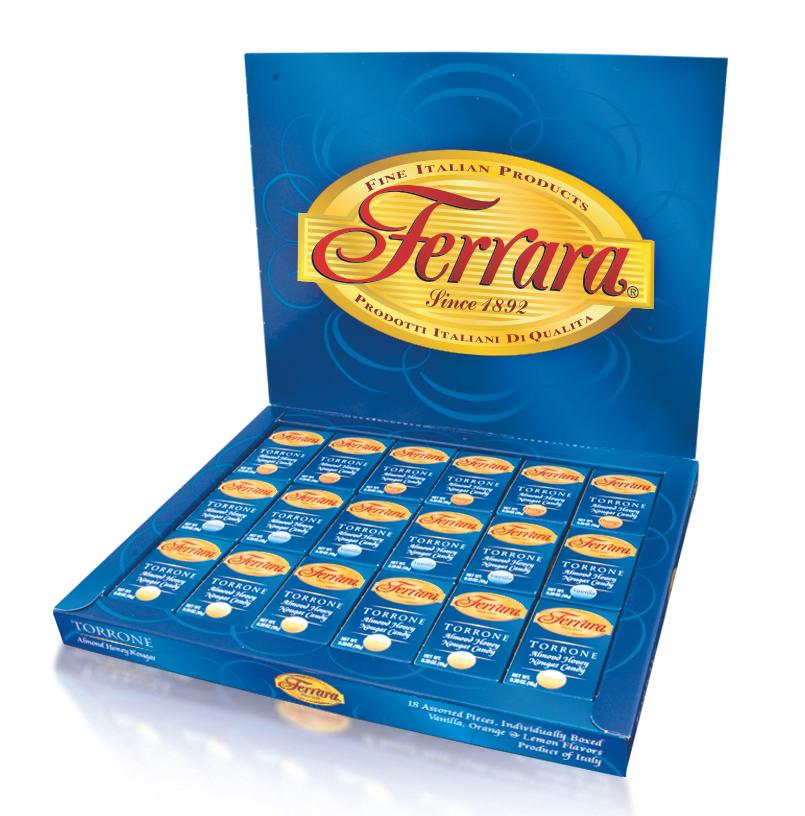 Ferrara Traditional Italian Torrone, Soft Nougat 6.35 oz, 18 pieces - Image 2