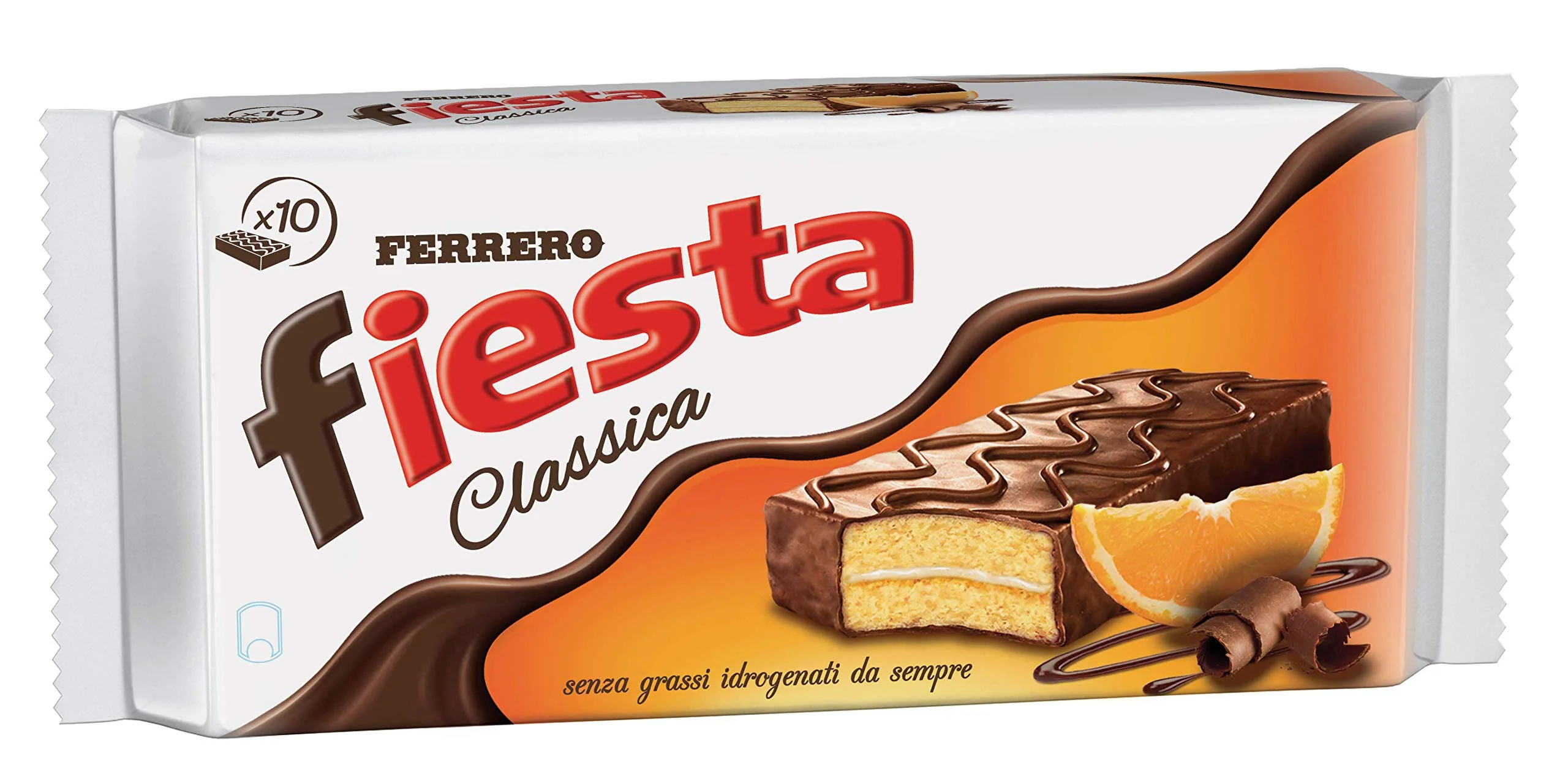 (BEST BY 28/02/26) Ferrero – Fiesta Snack Cakes 10 x 40 g Pieces | Product of Italy