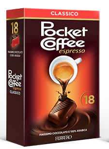 Ferrero Pocket Coffee Espresso, 18 Pack 225g