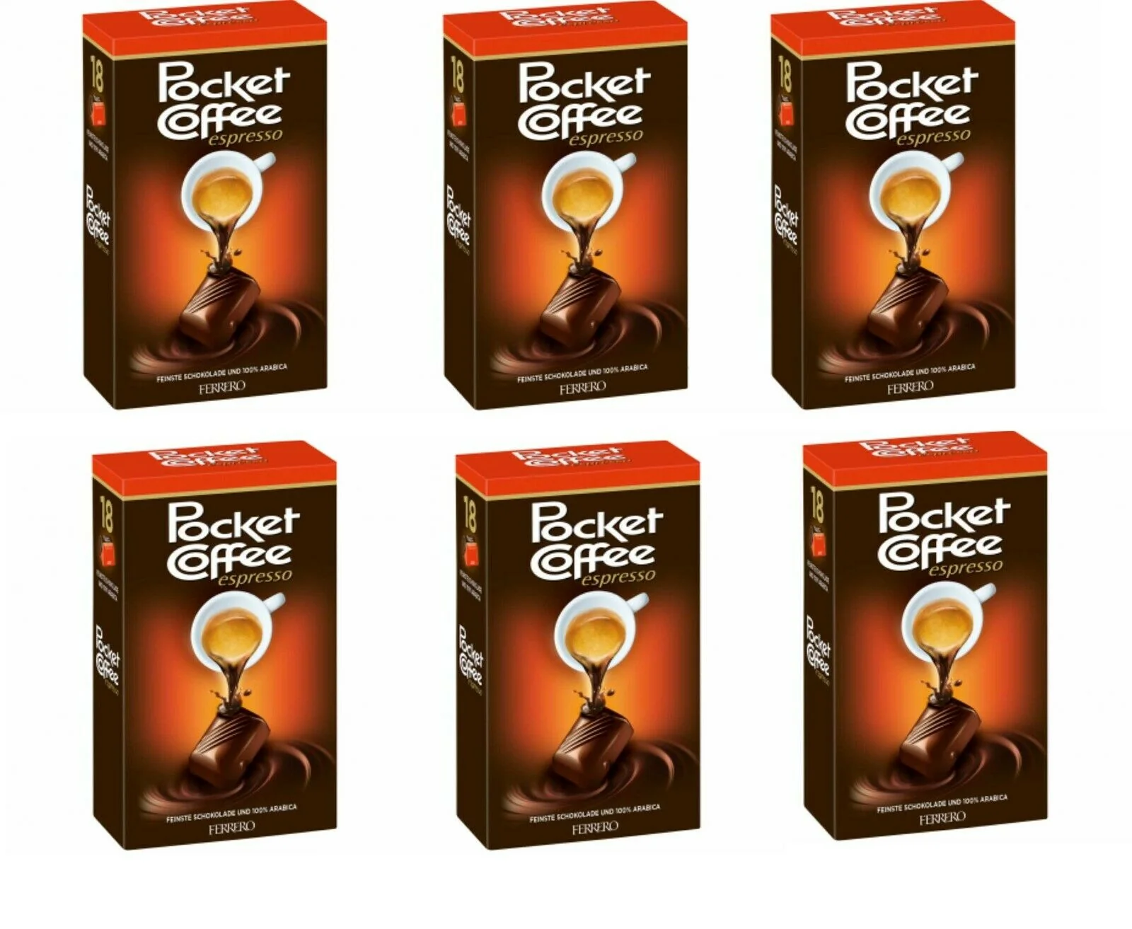 Ferrero Pocket Coffee Espresso, 18 Pack 225g - Image 2