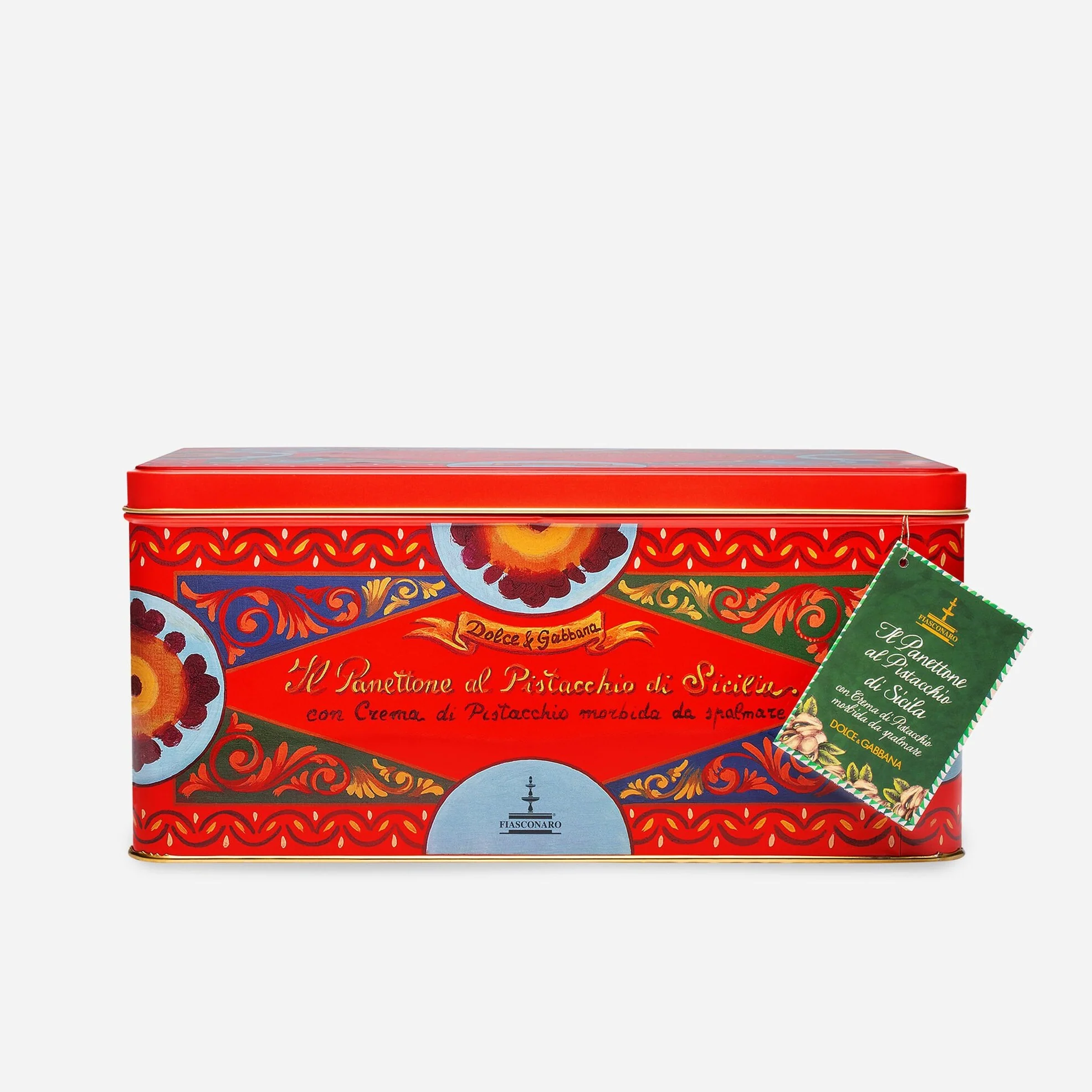 Fiasconaro Dolce & Gabbana Sicilian PISTACHIO PANETTONE IN TIN, 800 g - Image 2