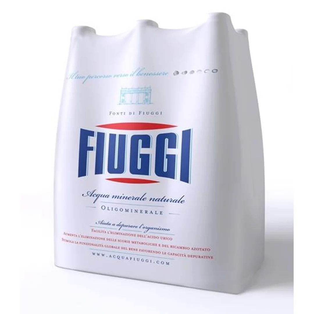 Fiuggi Natural Spring Water, Mineral Water EU, 1 Liter Glass Bottles - Image 3