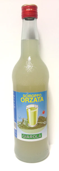 Giarola Sciroppo Orzata (Orgeat Syrup), 26 fl oz Bottle | Product of Italy