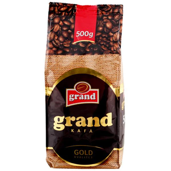 Grand Kafa Gold Kvalitet Coffee, 17.6 oz | 500g - Image 2