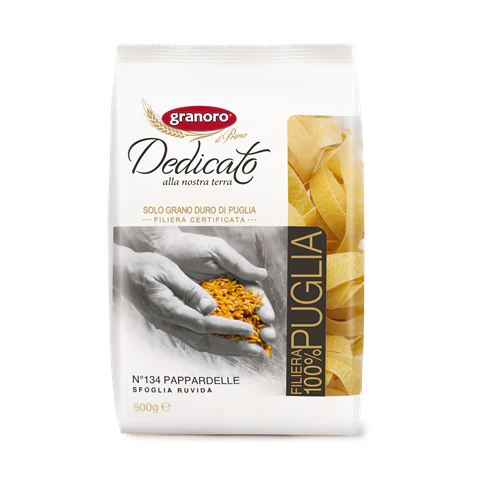 Granoro Pappardelle Dedicato Pasta, #134, 1.1 lb | 500g