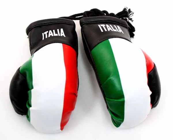 Italian Mini Boxing Gloves, 2 gloves