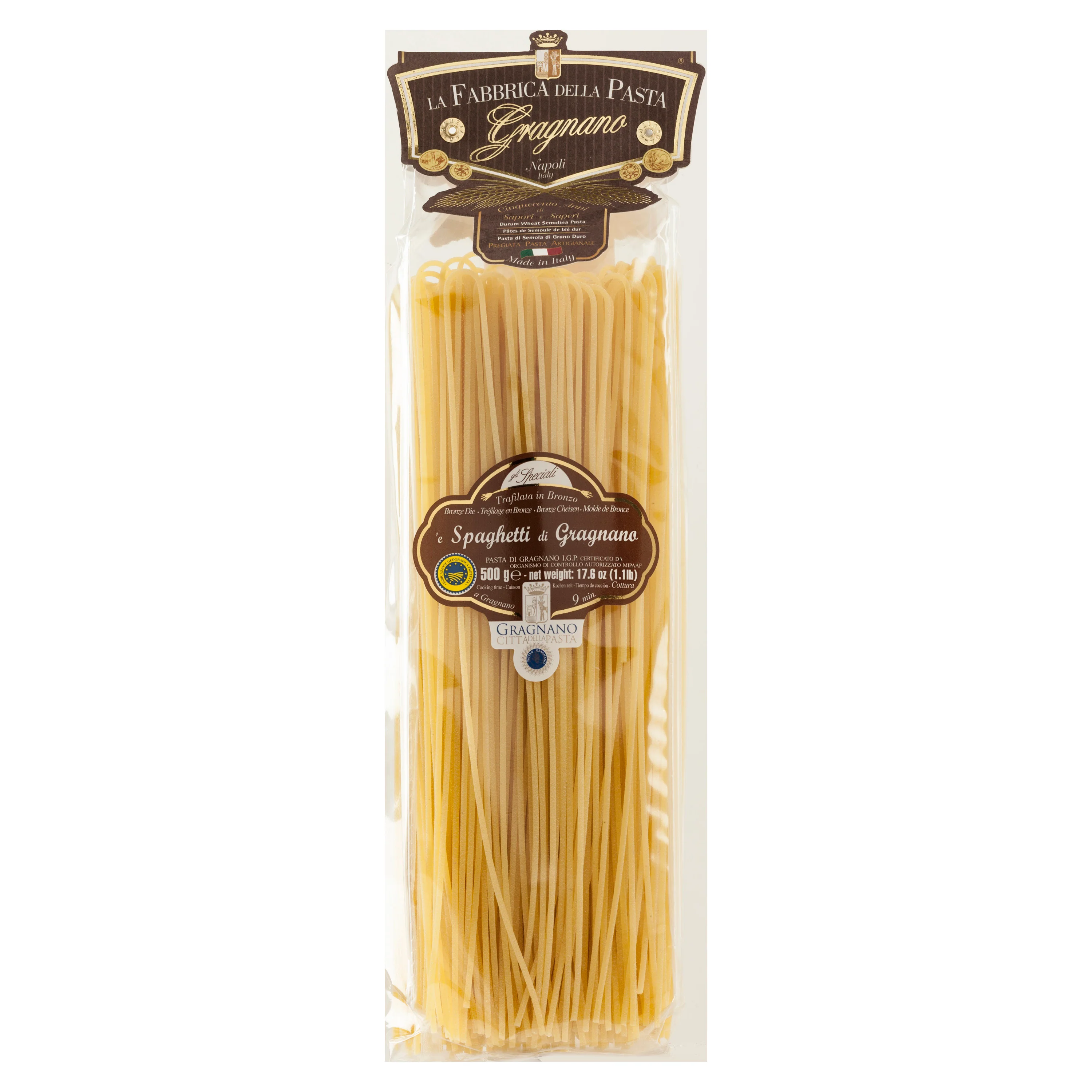 La Fabbrica Della Pasta 'e Spaghetti di Gragnano, #501 17.6 oz | 500g - Image 3