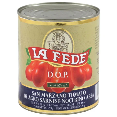 La Fede DOP San Marzano Italian Plum Tomatoes, 28 oz | 800g