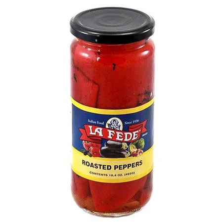 La Fede Roasted Peppers, 15.2 oz | 430g
