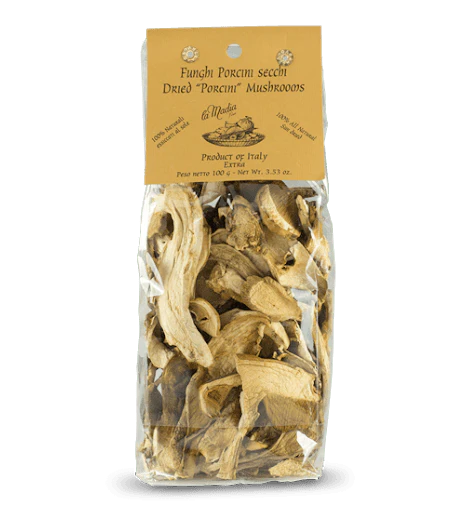 La Madia Dried Porcini Mushroom Extra, 3.53 oz | 100g
