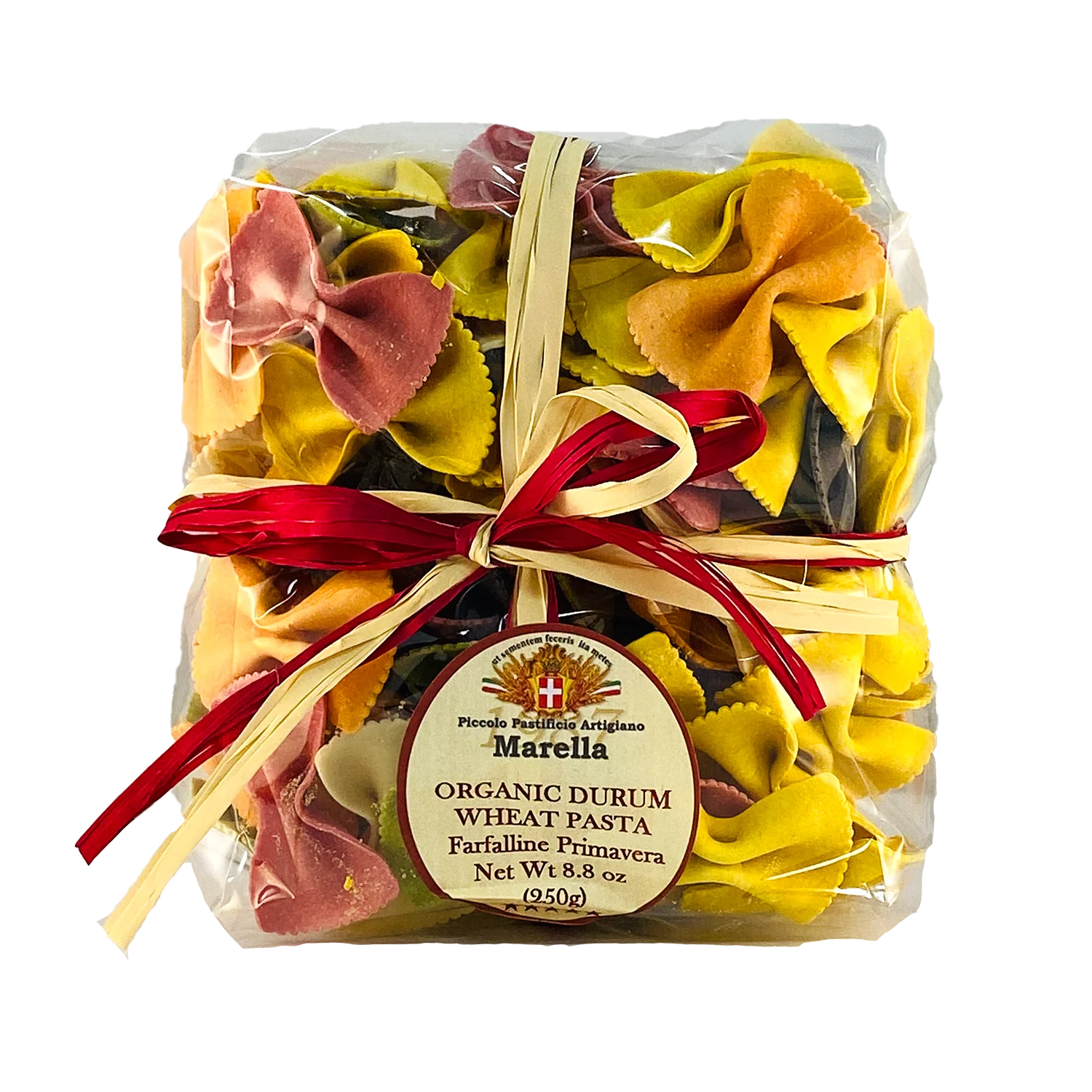 Marella Farfalline Primavera, Bowties Organic Pasta from Italy, 8.8 oz