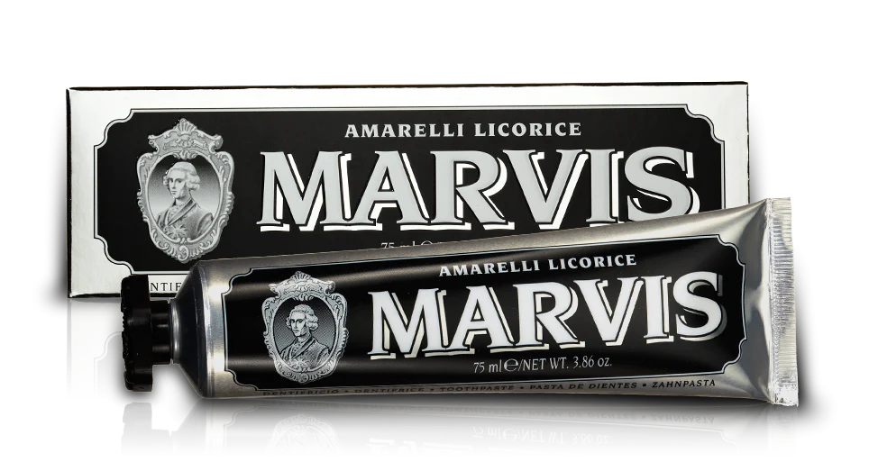 Marvis Amarelli Licorice Toothpaste, 3.86 oz | 75ml