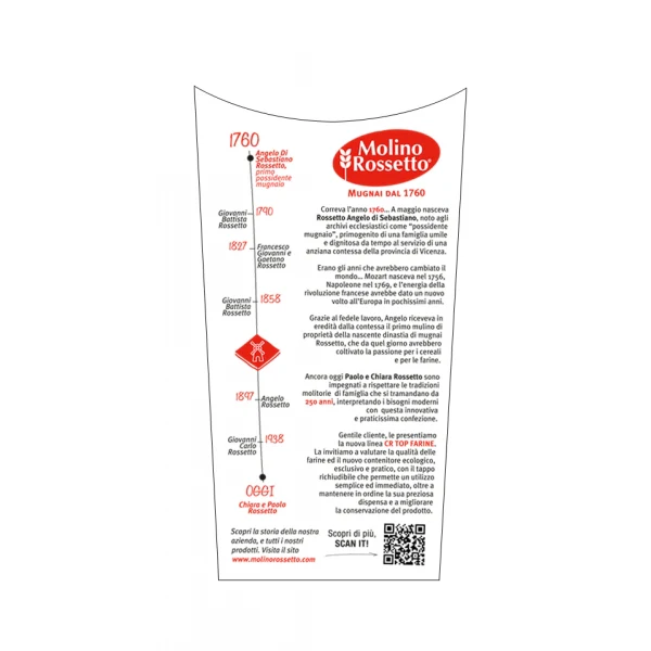 Molino Rossetto Manitoba Flour, Type 0, 26 oz | 750g - Image 4