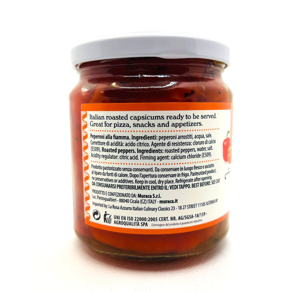 Muraca Roasted Peppers, 10 oz | 290g - Image 3