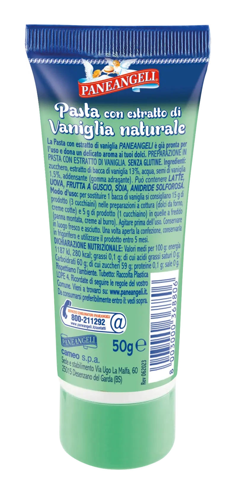 Paneangeli Natural Vanilla Paste, Pasta Vaniglia Naturale, 50g - Image 2