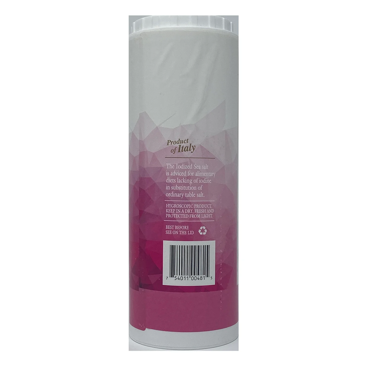 Paolo's Sea Salt Coarse Iodized, 26.4 oz Tube - Image 3