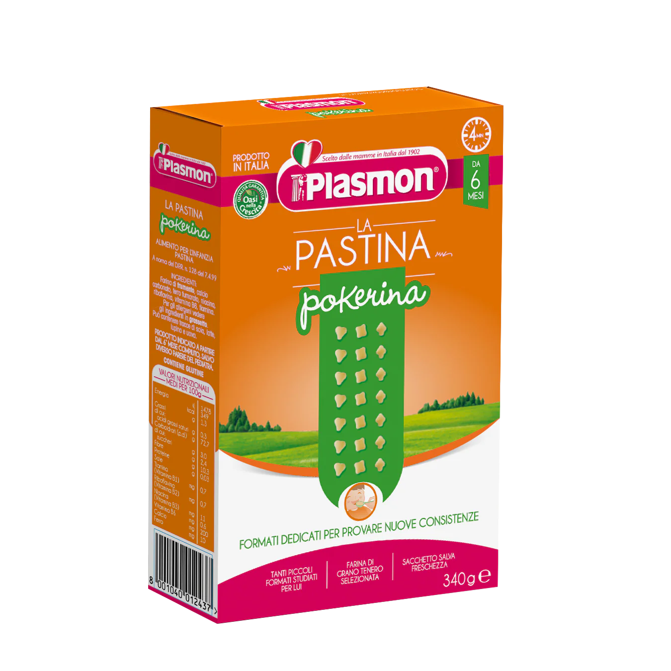 Plasmon Baby Pasta Pokerina, 12 oz | 340g