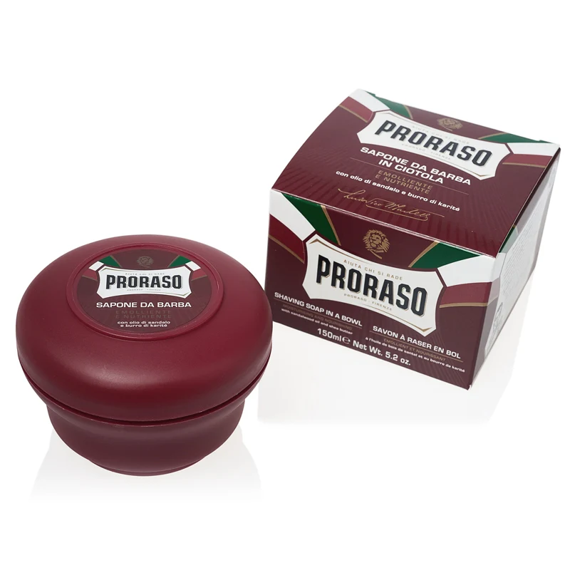 Proraso Shaving Soap in a Bowl, Moisturizing and Nourishing, 5.2 oz | 150 ml
