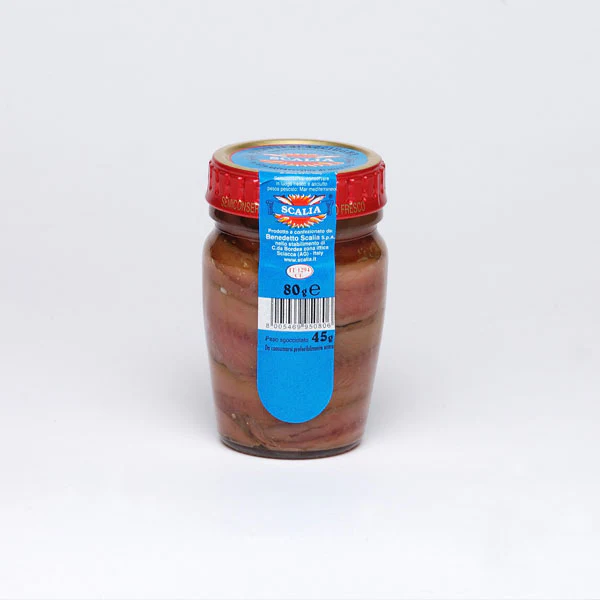 Scalia Anchovy Fillets in Oil EVO 80g