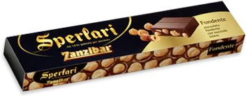 Sperlari Zanzibar Fondente, Dark Chocolate with Hazelnut, 8.81 oz | 250g - Image 2