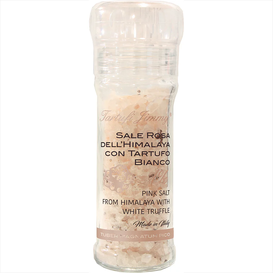 Tartufi Jimmy Pink Himalaya Coarse Salt With White Truffle, 2.8 oz | 80g