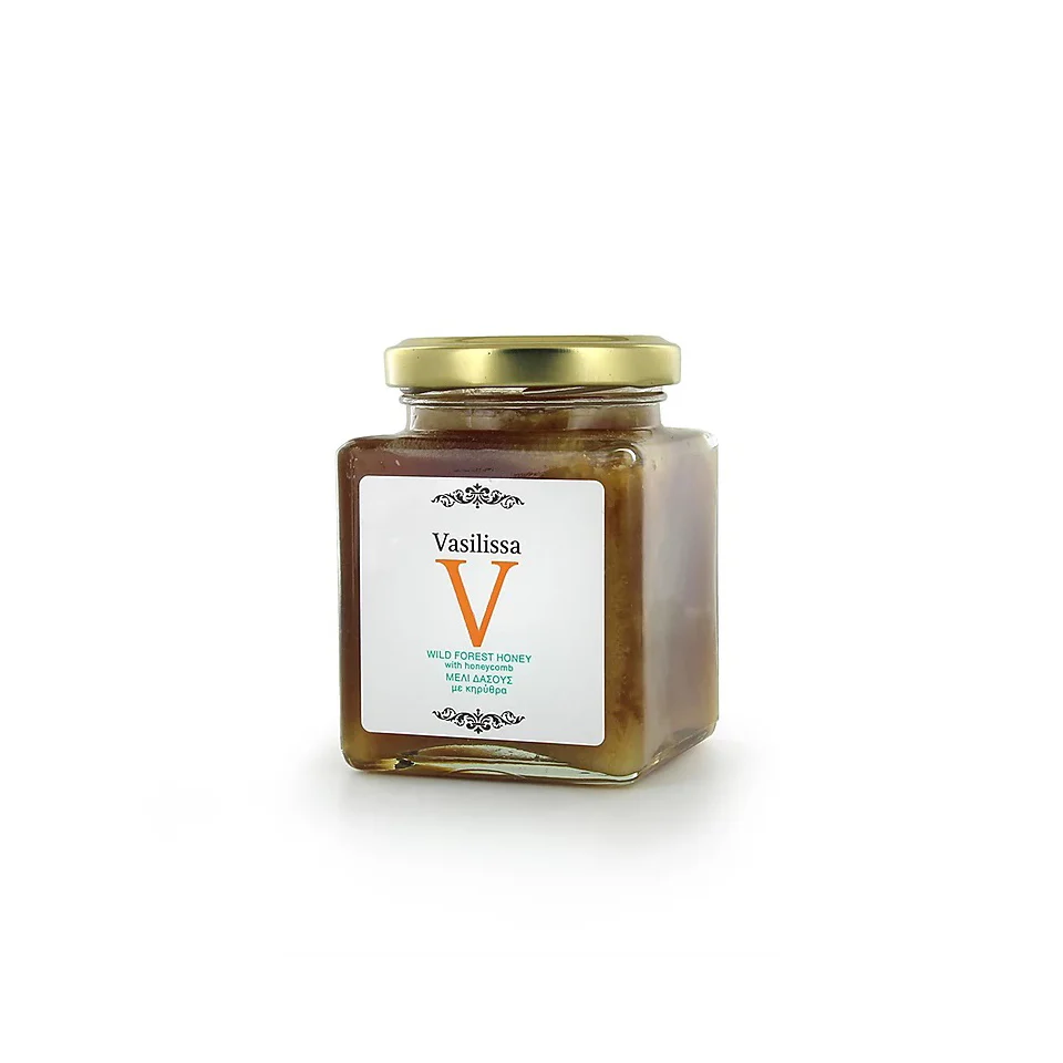 Vasilissa Greek Forest Honey With Honeycomb, 8.81 oz | 250g - Image 2